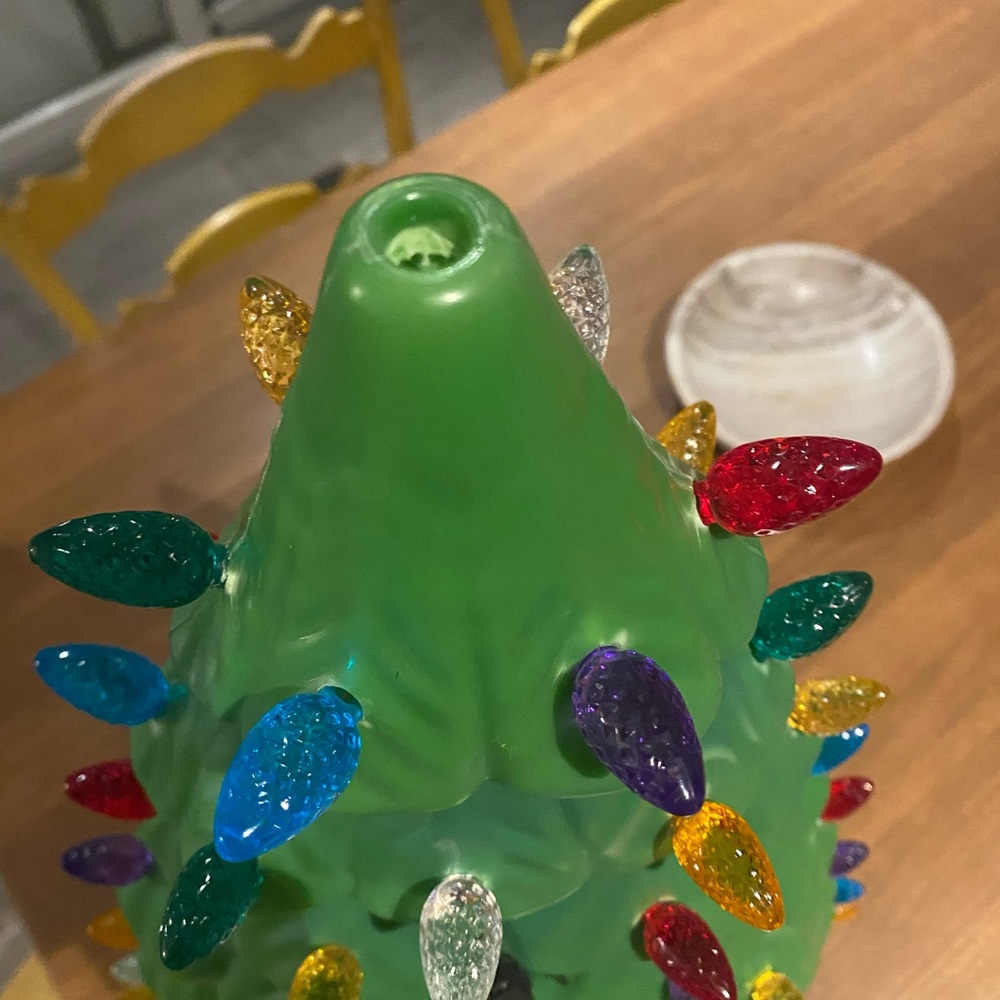 Plastic Blow Mold Lighted Christmas Tree 27” - Picture 5 of 10